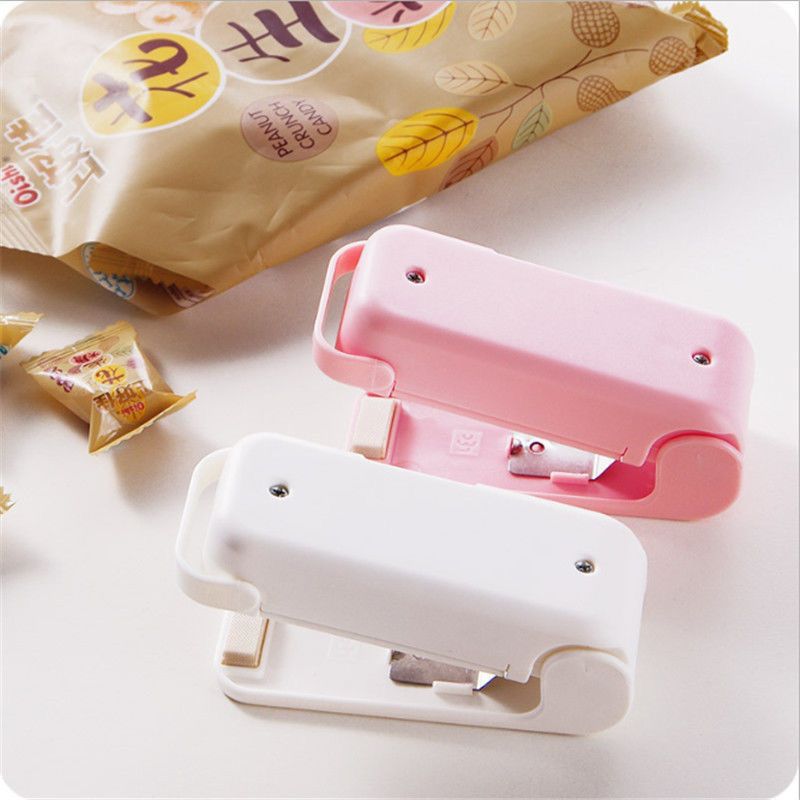 零食封口机 糖果色塑封机 迷你家用封口器食品袋手压塑封机密封