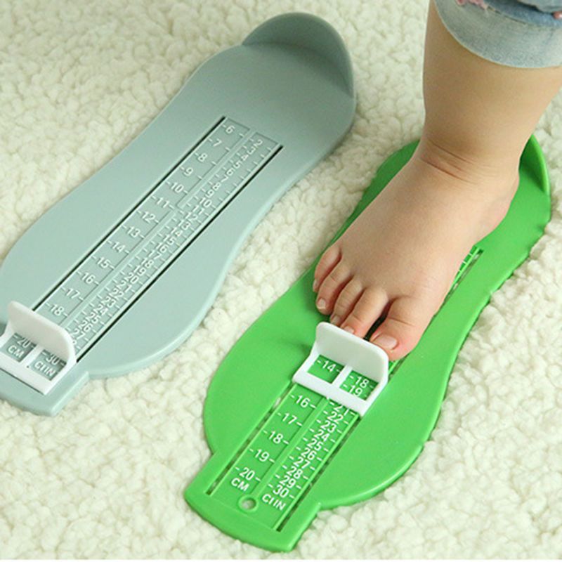 家用宝宝量脚器 0-8岁宝宝买鞋脚长测量器 塑料量脚尺测量尺