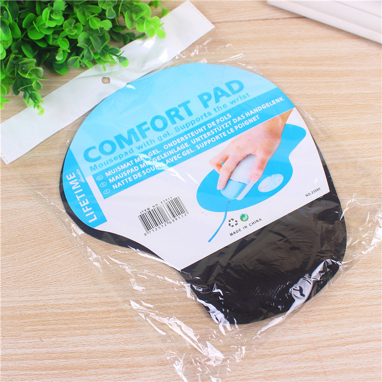 鼠标垫厂價直销布面橡胶防滑设计 护腕鼠标垫