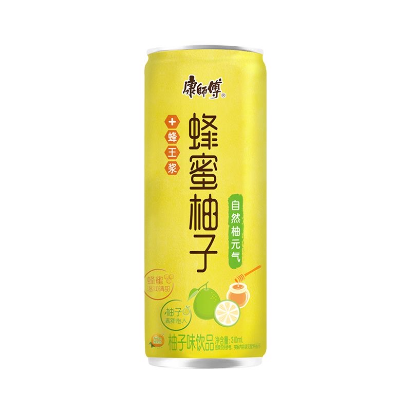 【今日新品】康师傅310ml易拉罐茶饮品蜂蜜柚子下午茶办公室